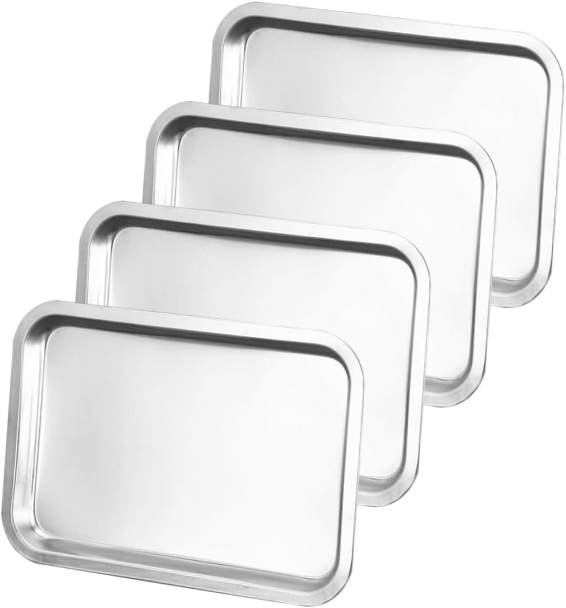 4pcs Boy Girl Plate Stainless Steel Boys and Girls Lunch Camping Dishes Suction Base