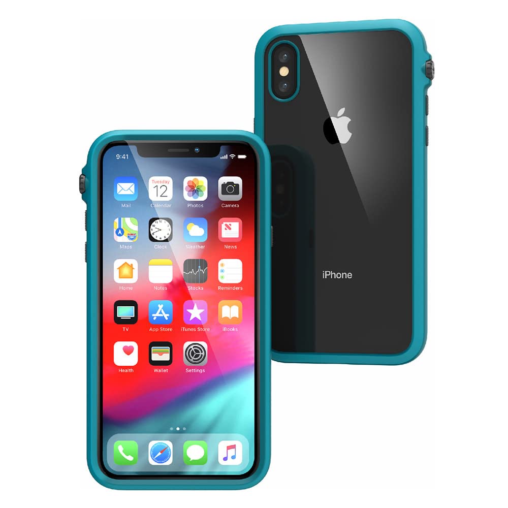 CatalystiPhone X Waterproof Case, Shock Proof Premium Material Quality, Slim Design for Swimming, Beach Trips, Kayaking, Cruise Accessories with Lanyard (Teal) ONLY for iPhone X