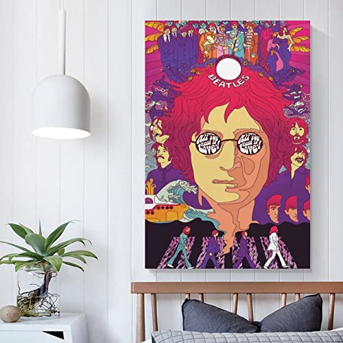 Peinture John Lennon Art (2) Poster Peinture John Lennon Art (2) Impression sur toile Poster moderne Bureau Famille Chambre à coucher Poster Décoration murale Cadeau 20 x 30 cm - Les Beatles, Paul McCartney, John Lennon, RIngo Starr, George Harrison Peinture John Lennon Art (2) Poster Peinture John Lennon Art (2) Impression sur toile Poster moderne Bureau Famille Chambre à coucher Poster Décoration murale Cadeau 20 x 30 cm – Image 6
