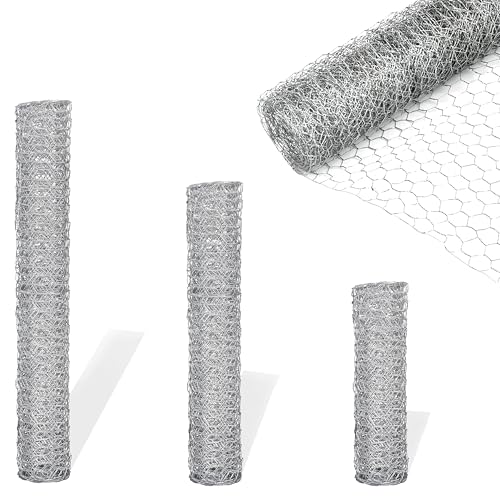 Chicken Wire Galvanised W 60cm x L 50m by Garden Universe Fence Aviary Rabbit Chicken W03-3