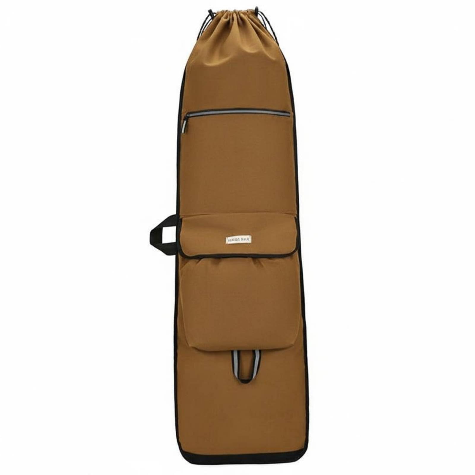 rockible Skateboard Carrier Sac Porte-Planche Système de Transport pour Longboard Protection Renforcée Rangement Casque Séparé Conception Ergonomique Adapté à, Marron, 122-36cm