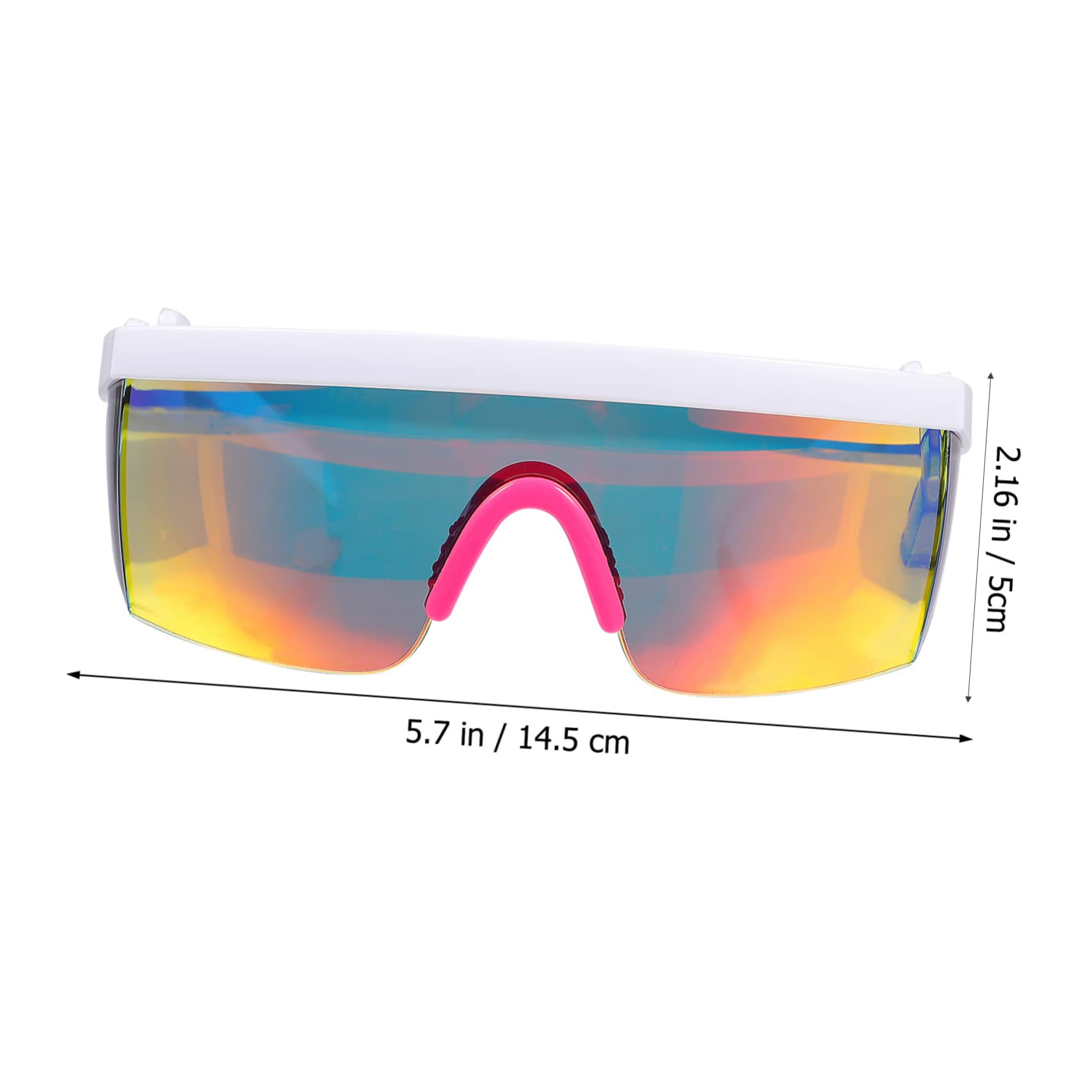 ifundom 3pezzi Occhiali Da Sole Per Ciclismo Equitazione e Attività All Aperto Design Vintage Anni Lenti Ad Alta Definizione Utilizzo Multi-sport