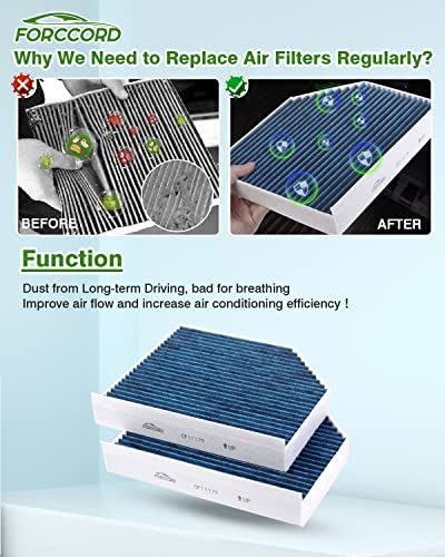 Image of 2-Pack Cabin Air Filters for Ford Transit-250 /150 /350 HD Diesel 2015-2019