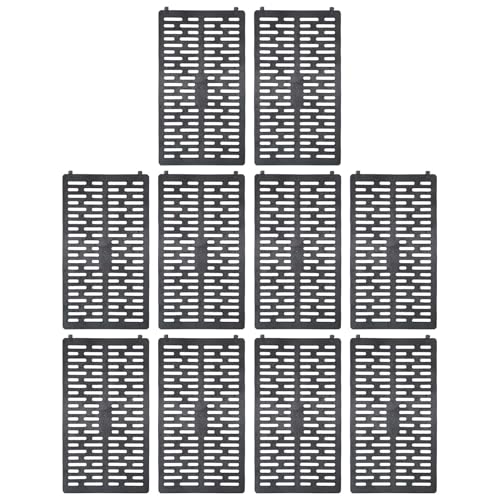 MospdyGear 10er-Pack verstellbare Baumstammprotektoren 33 x 20 cm effektiver Schutz für Pflanzen und Bäume einfache Installation schützt vor Tierschäden und Mähen Schwarz (Schwarz)