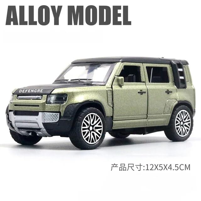 Image of Diecast Land Rover Defender SUV Car Model - 1:36 Scale Alloy Pull-Back Toy, Collectible Vehicle for Kids, Boys, and Car Enthusiasts, Gift Idea (Random Color)