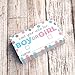 Gender Reveal Party Voting Cards - Boy or Girl - Card Size 3.5 X 2 Inches - Pack of 50