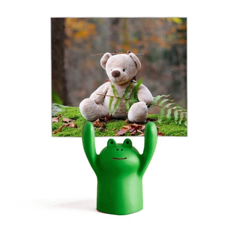 Support décoration table pince note motif ours dessin animé mignon - 4