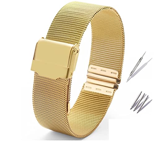 Bracelet de montre en acier inoxydable premium - Tissage de métal élégant et finitions modernes