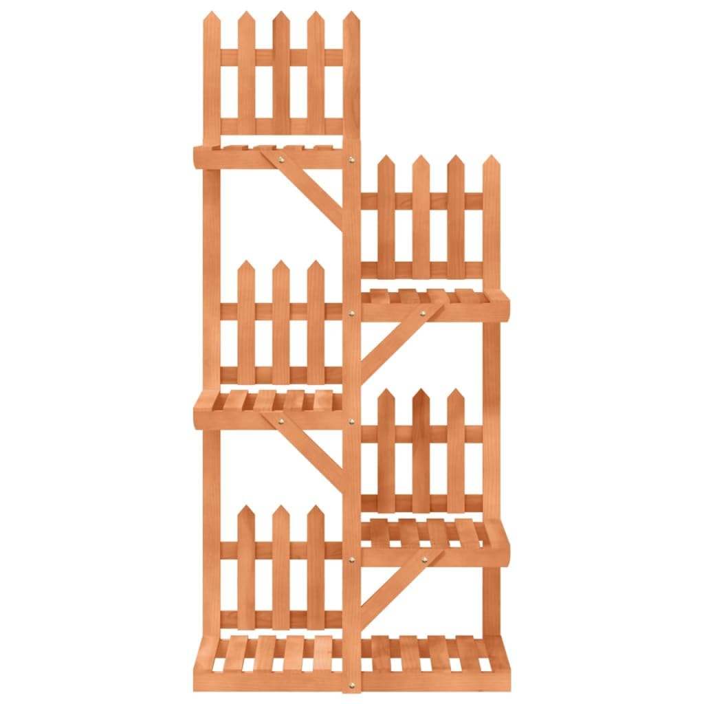 SYDE Supporto per fiori in legno di abete, 60 x 25 x 130 cm | Resistente, ampio spazio, decorativo, include fissaggio a parete