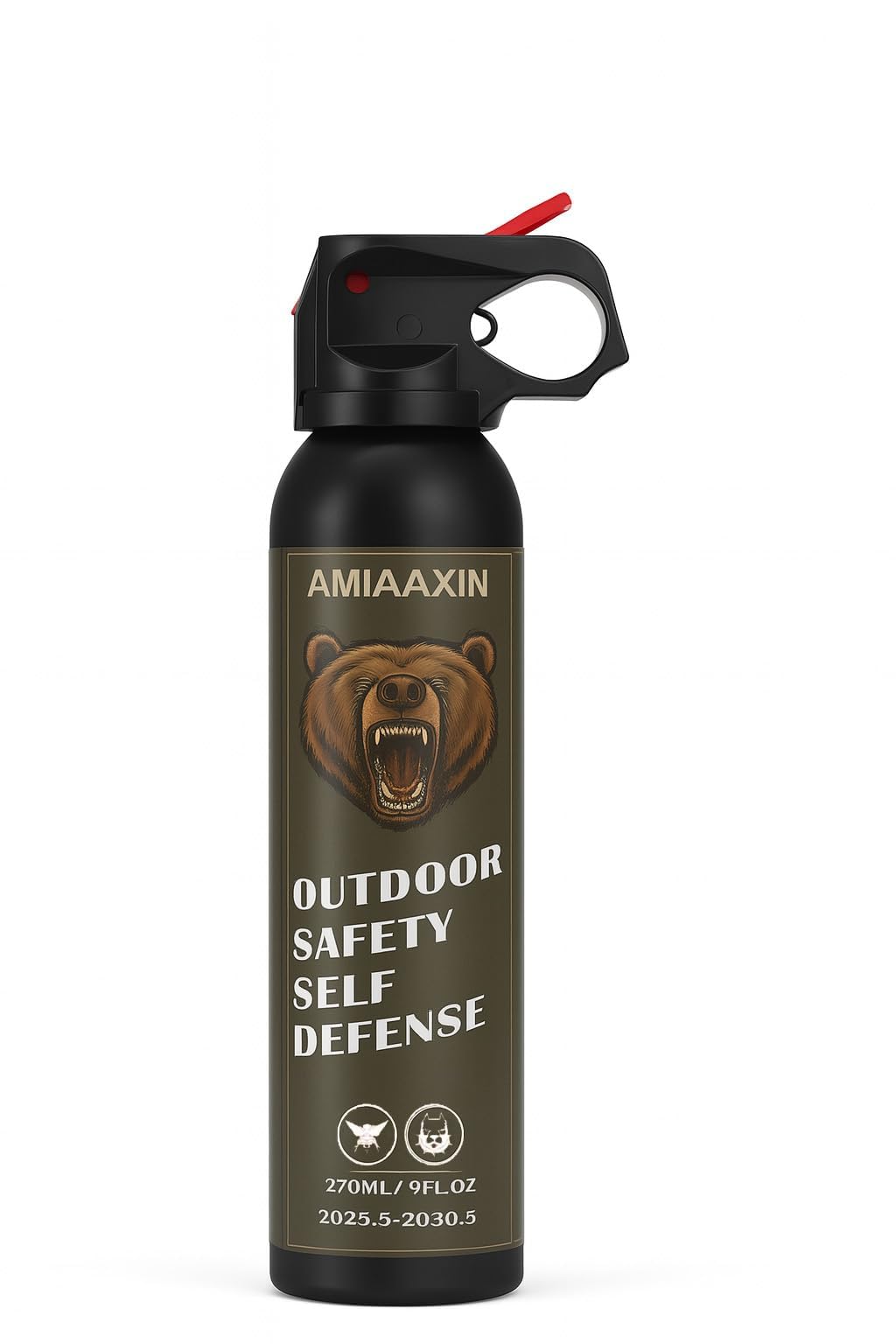 熊スプレー 270ml 最大9m対応 自用 熊撃退スプレー 屋外活動・家庭防護…