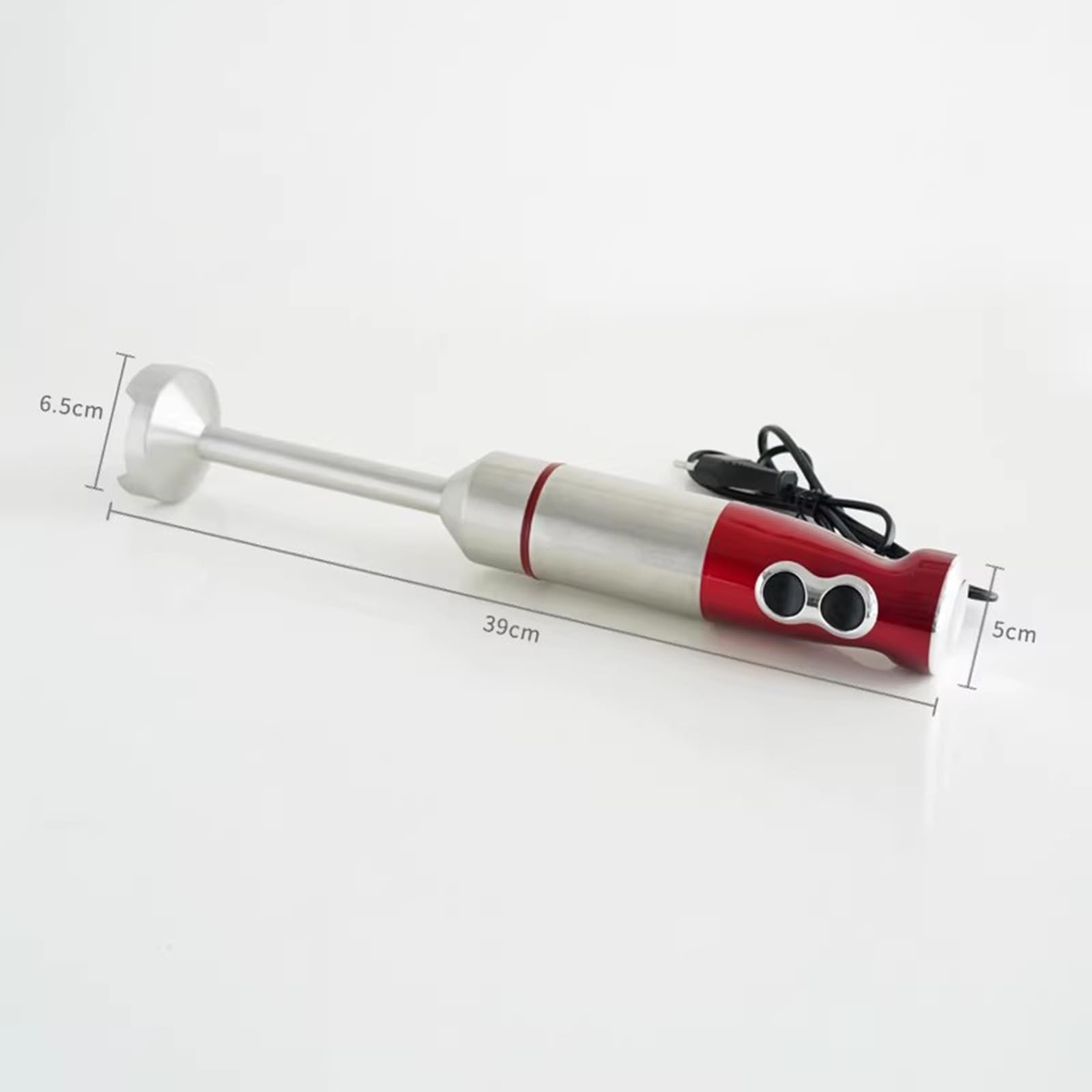 Ręczny blender w sztyfcie 1000 W, odłączana głowica mieszająca ze stali nierdzewnej z regulowaną prędkością do smoothie, emulgowania i robienia mydła
