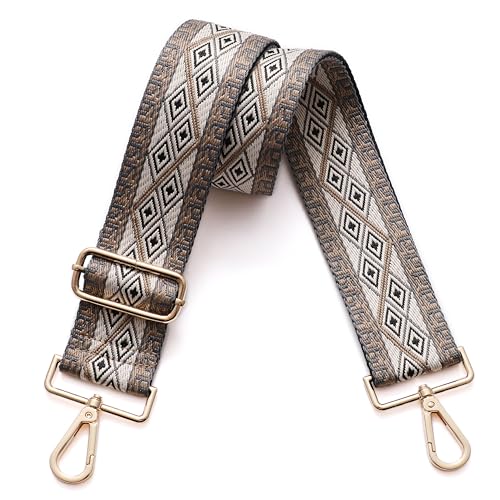 Image of S-Jacorry Purse Strap Replacement Crossbody Wide Shoulder Strap Adjustable Canvas Straps Handbag Strap Replacement Belts