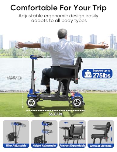 Ultra-Light 37.5lbs Folding Scooter