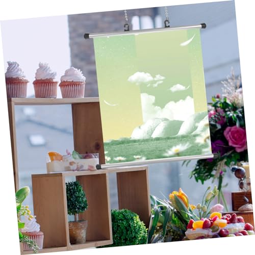 Butifulsic 941YNQ4A33FJVNK22G 2Pcs Poster Rod Clip Hanging Poster Holder Alloy Posters Scroll Painting Hanging Tool Scroll Frame Poster Frame Dowel Poster Hanger Wall Scroll Hanger Poster Hanger Clips thumb #7