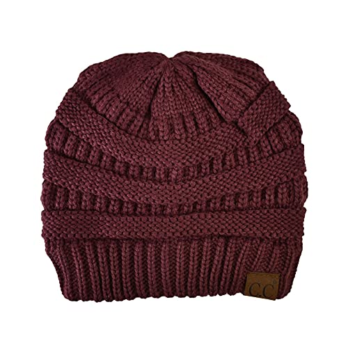 Image of Cambridge Select Thick Slouchy Knit Oversized Beanie Cap Hat