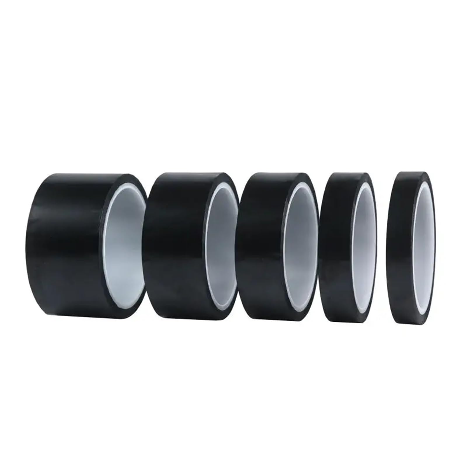 Cinta adhesiva de poliimida negra resistente al voltaje, con sombreado mate y resistente a altas temperaturas.(33M_0.05MM_35.0MM)