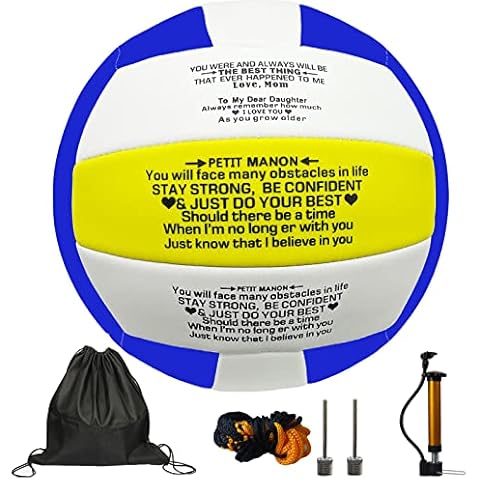Volleyball, personalisierbar, offizielle Größe 5, Volleyball, weicher Volleyball für meine Tochter, Volleyball-Set für Frauen Cover