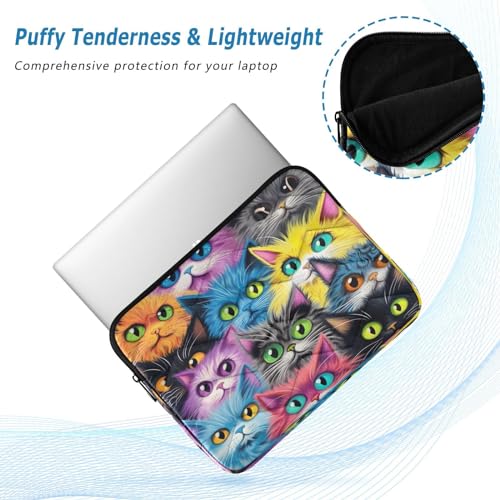 Funda Laptop Cute Cats para Notebooks 13-14 Pulgadas miniatura 5