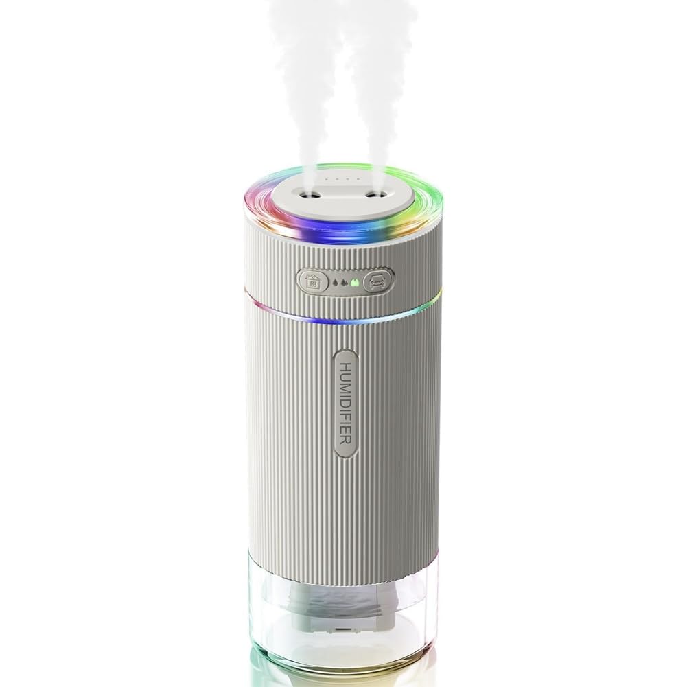 Humidificateur d'air de nuit pour dormir au frais mini modèle de voyage double buse