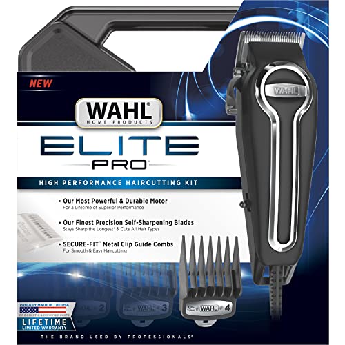 Wahl 79602 Usa Elite Pro High-Performance Corded Home Haircut & Grooming Kit For Men – Electric Hair Clipper thumb #9