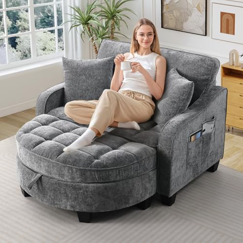 Oversized Chair and A Half Chenille
