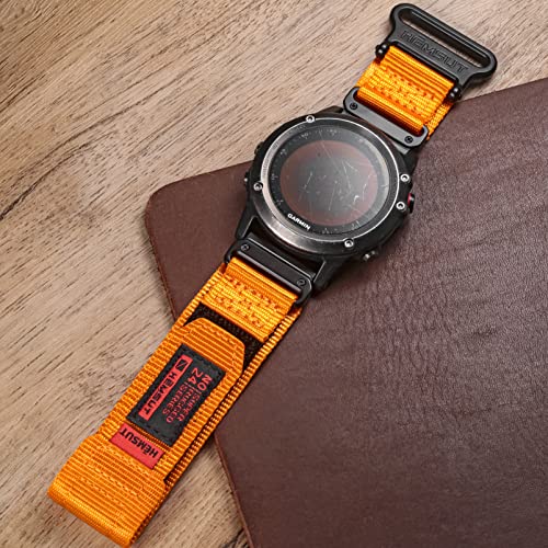 Image of Torbollo Garmin Belt Garmin Bands for Fēnix, Instinct, Vivoactive /Approach /MARQ /Quatix /D2, Forerunner, Enduro Series, Upgraded Connector Garmin Quick Fit ver 20 /22 /26mm