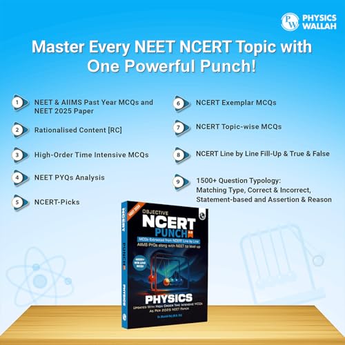 Image of PW Objective NCERT Punch 4.0 Physics For NEET 2026 By Dr. Manish Raj (MR Sir) l Updated with High Order Time Intensive MCQs and AIIMS PYQs As Per 2025 NEET Paper [Paperback] Dr. Manish Raj (MR Sir)