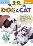Animals: Dog & Cat (Kumon 3-D Paper Craft Workbooks)
