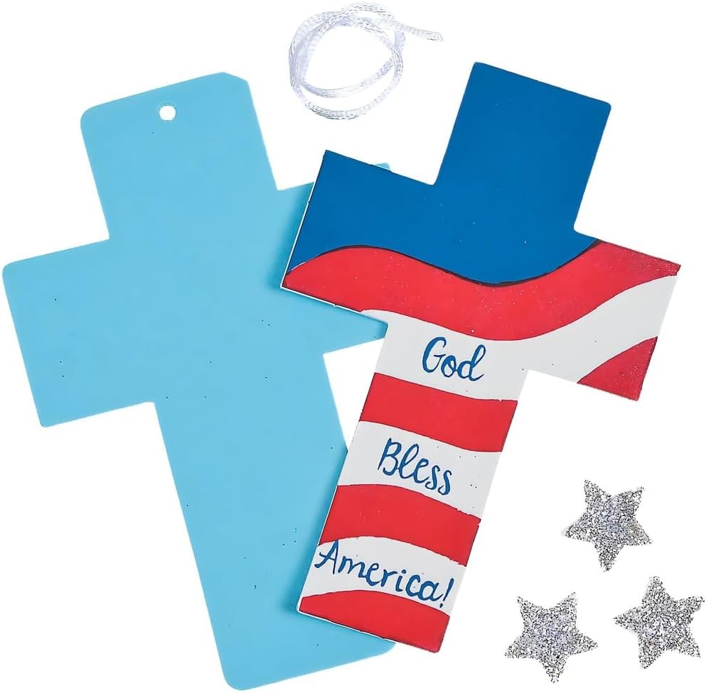Patriotic Faith Ornament Craft Kit - Crafts for Kids and Fun Home Activities