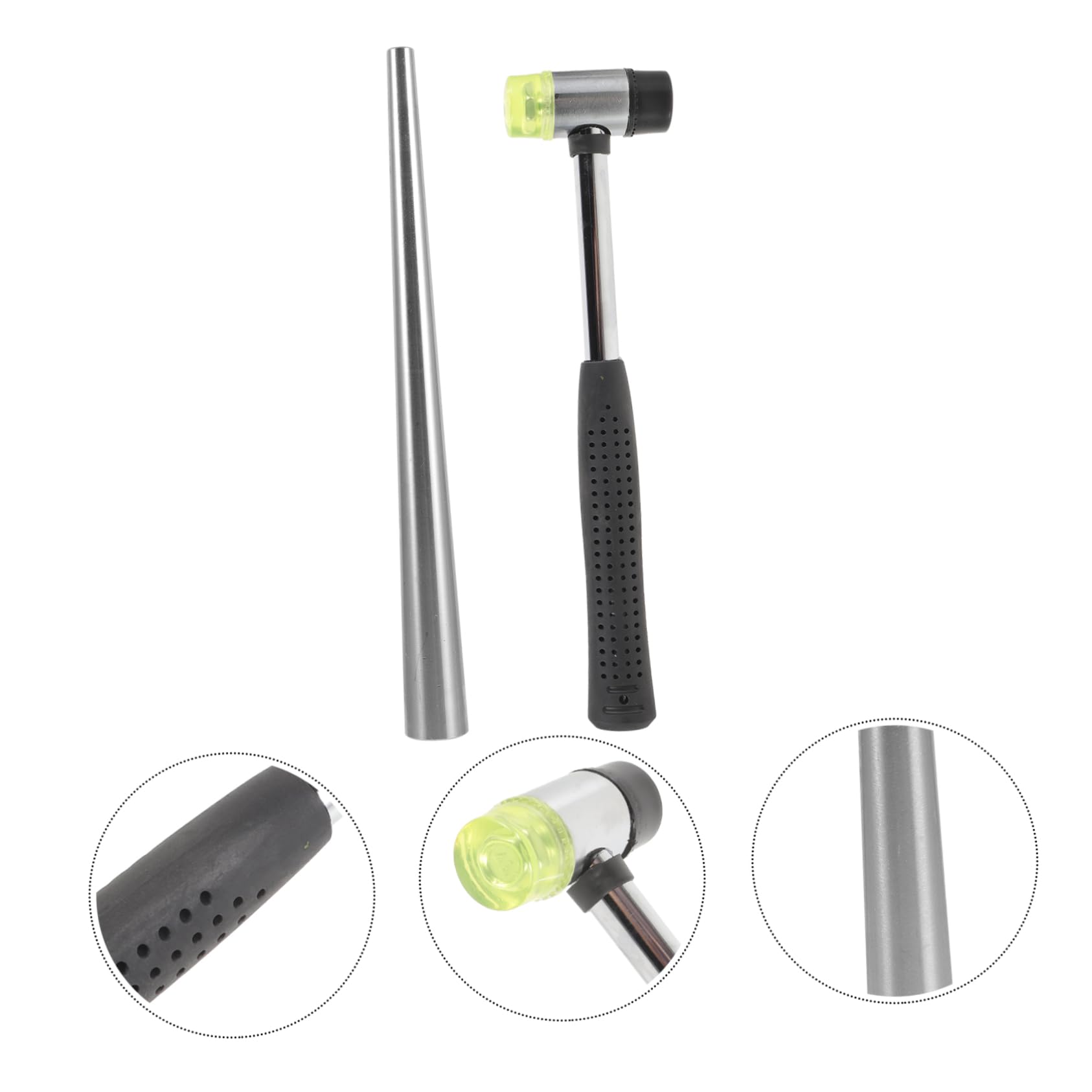 SOIMISS Juego de Mandriles Ajustables Herramienta Práctica en Acero Inoxidable para Modificar y Agrandar Tamaños para Anillos en Mantenimiento de Joyería
