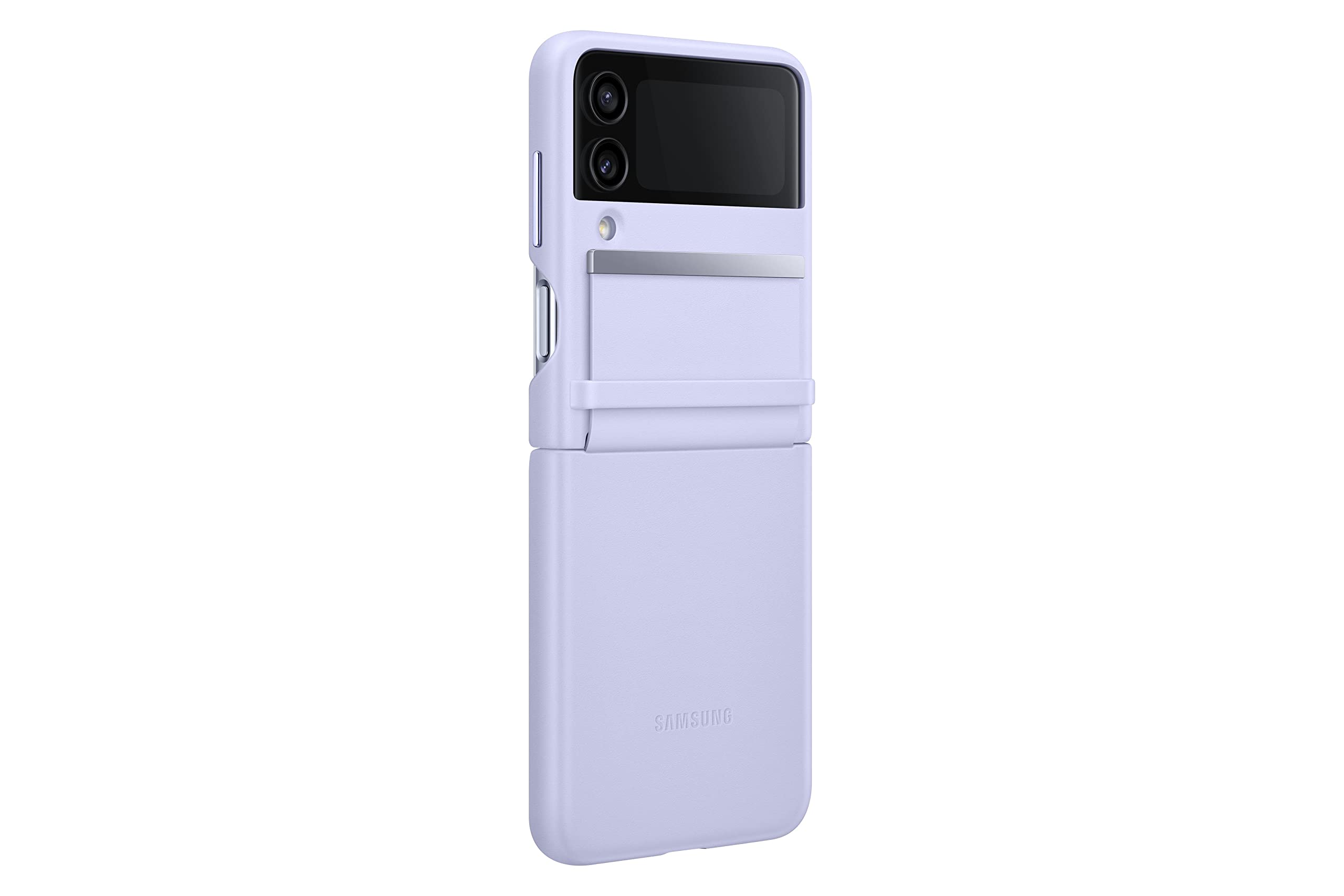 Amazon.com: SAMSUNG Galaxy Z Flip4 Flap Leather Cover, Protective