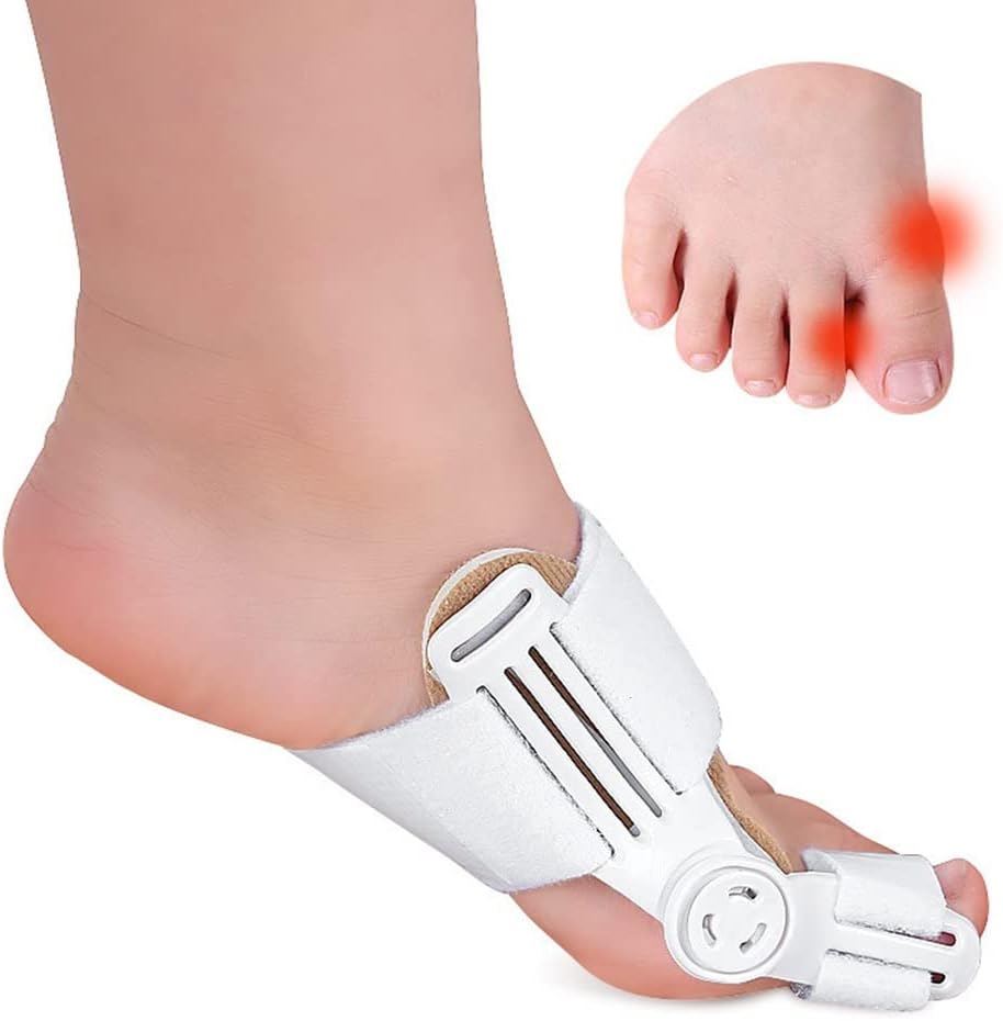 DEAVER Bunion Corrector,with Bracket Valgus Big Toe Overlapping Splitter, Hallux Foot Orthosis, Corrector Splints Protector for Men Women Bunion Relief