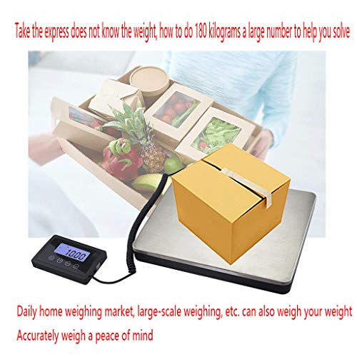 Báscula electrónica para paquetería 180kg acero inoxidable miniatura 5