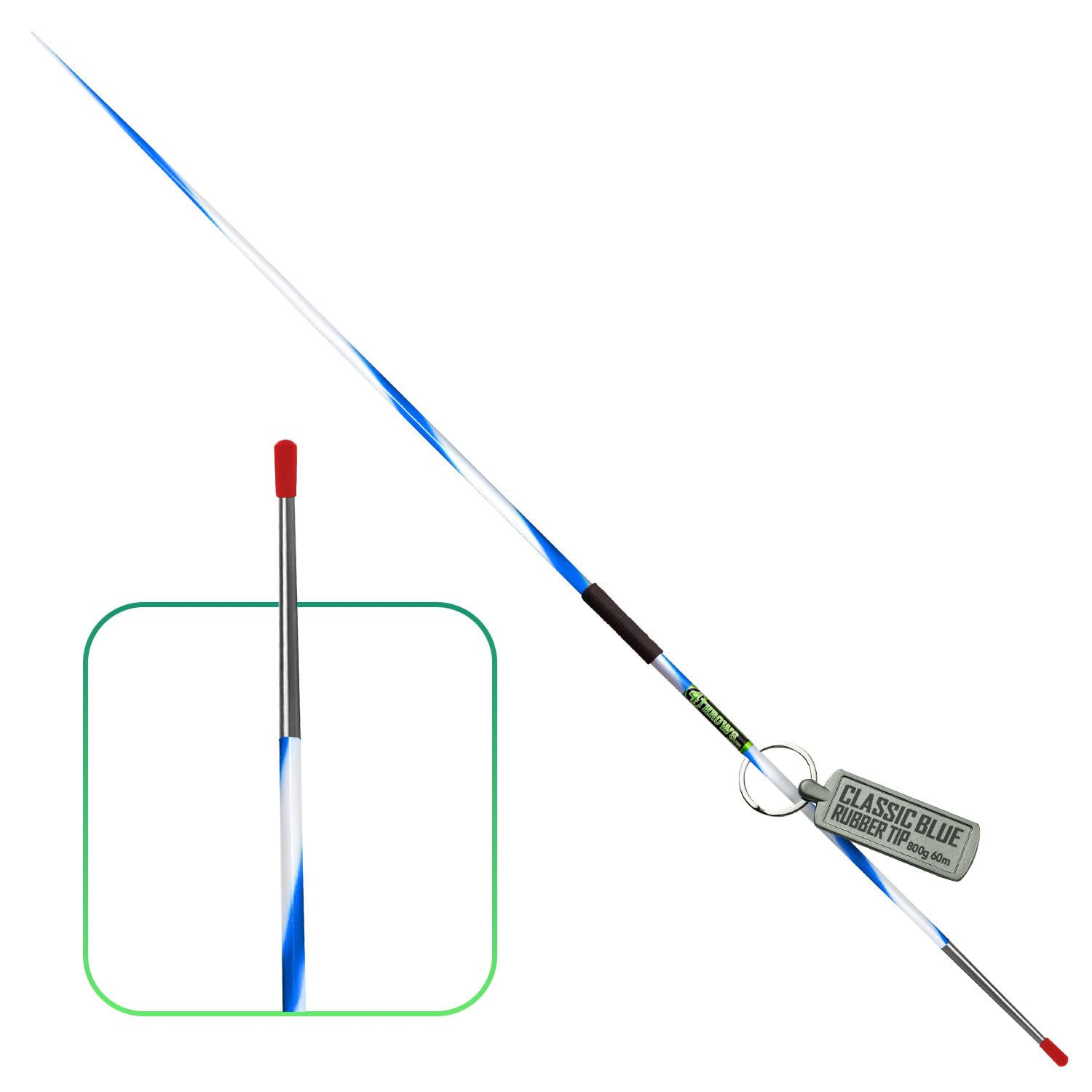 Competition Javelin for Boys, Men | Aluminum Javelin 800g 60m | High-Performance Track & Field Equipment for Maximum Distance and Accuracy