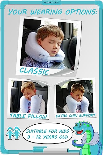 FLOWZOOM-AIR-Travel-Pillow-for-Kids-Inflatable-Kids-Neck-Pillow-for-Travel-Kids-Travel-Cushion-Skyblue