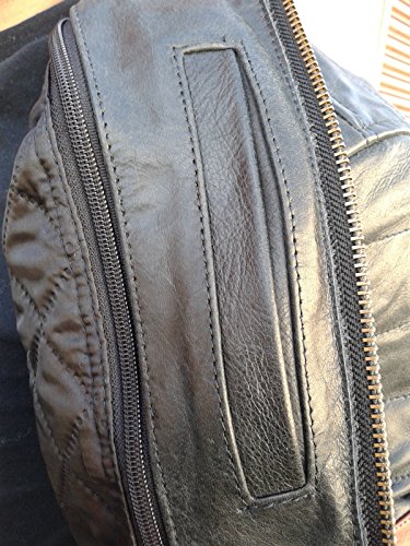 Bikers Gear UK GIACCA in PELLE da MOTO VINTAGE