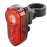 Luz trasera universal Leds, válida para posición vertical, fácil instalación en la bicicleta. Diseñada para facilitar la presencia del ciclista, fácil montaje y desmontaje, clip multiusos para uso fuera de la bicicleta, mochila, running , brazalete, ropa , etc
