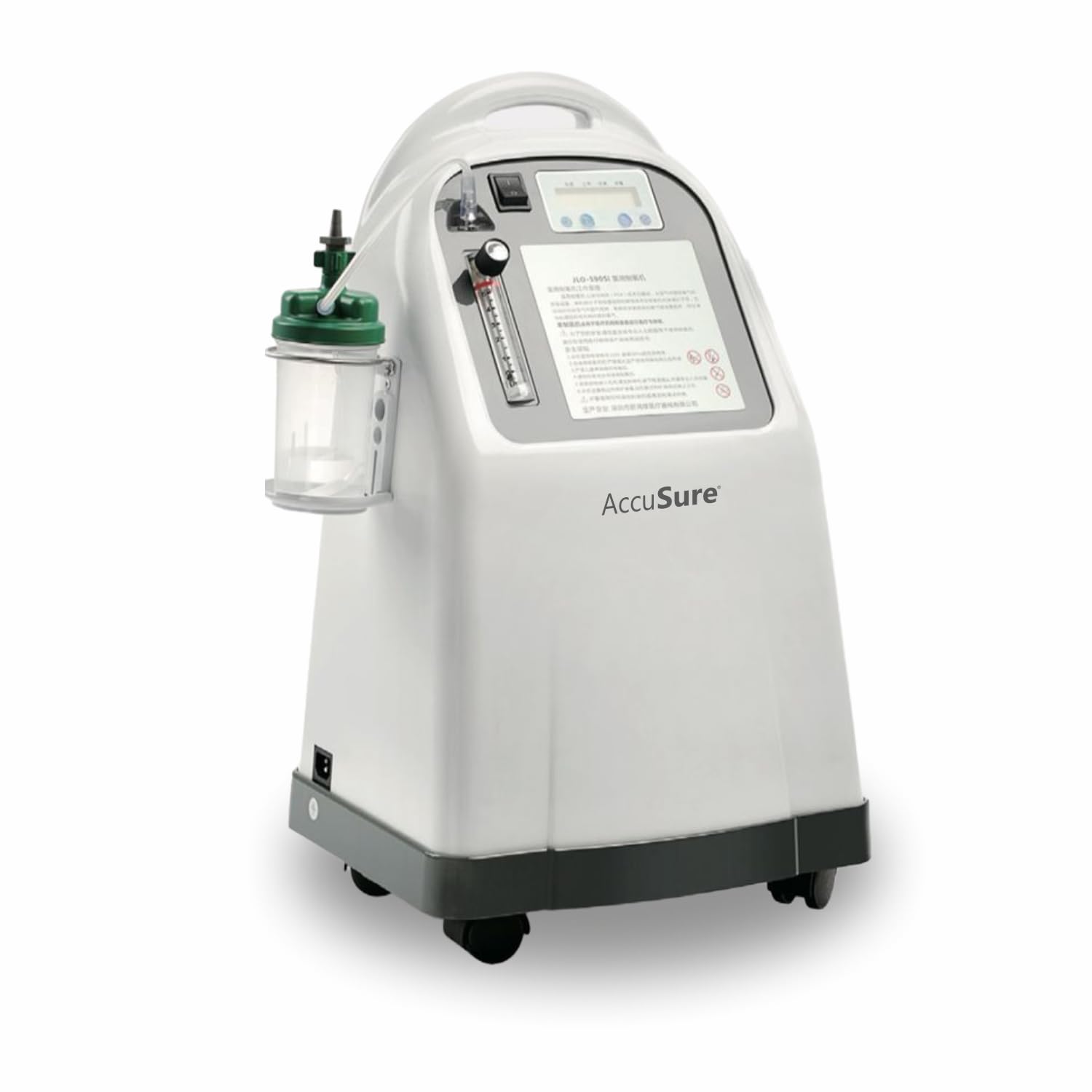AccuSure Portable Oxygen Concentrator for Home Use | Continuous & Stable Oxygen Supply Machine with Oxygen Tubing | Compact Household Oxygen Machine | 2 Year Warranty-image-42