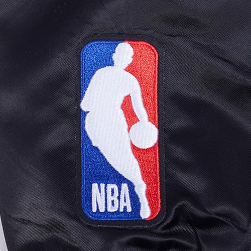Pro Standard Mens NBA New York Knicks Souvenir Satin Jacket Black M - Image 6