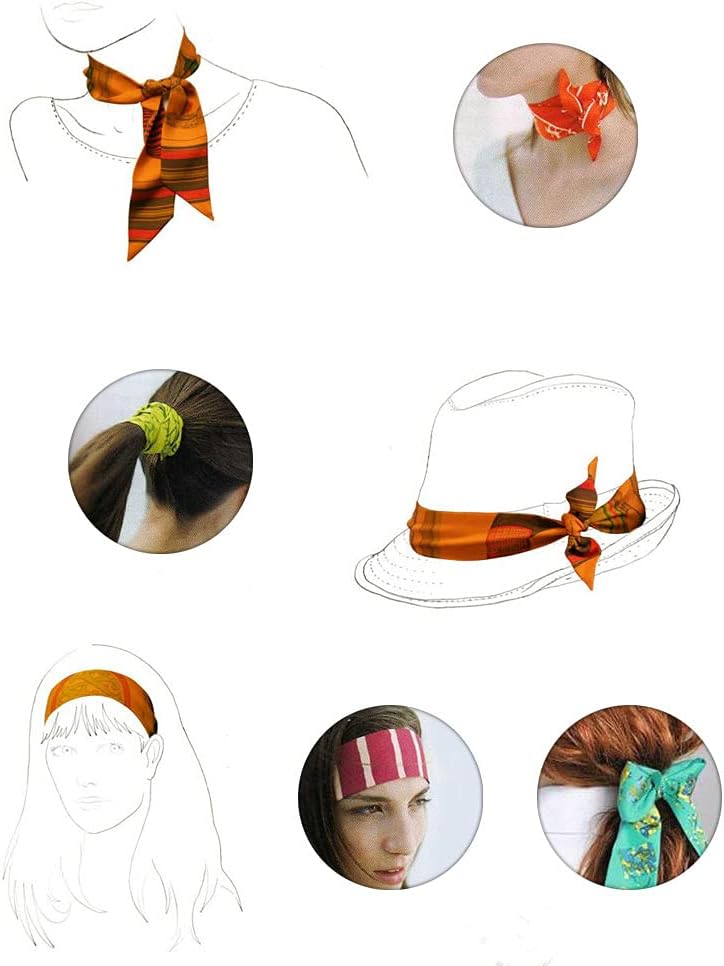 Purse Scarf for Women Bag Scarf Handbag Handle Accessory - Image 5