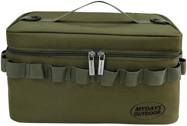 Miniatura 7 de MYDAYS OUTDOOR Mini hielera portátil impermeable de lados suaves, plegable, aislada, a prueba de fugas, 10 latas para camping, playa, picnic,