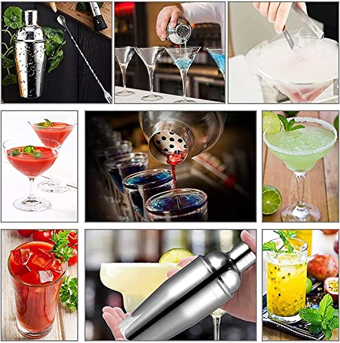 Set Coctelera 12 Piezas para Bartender 750 ml miniatura 5