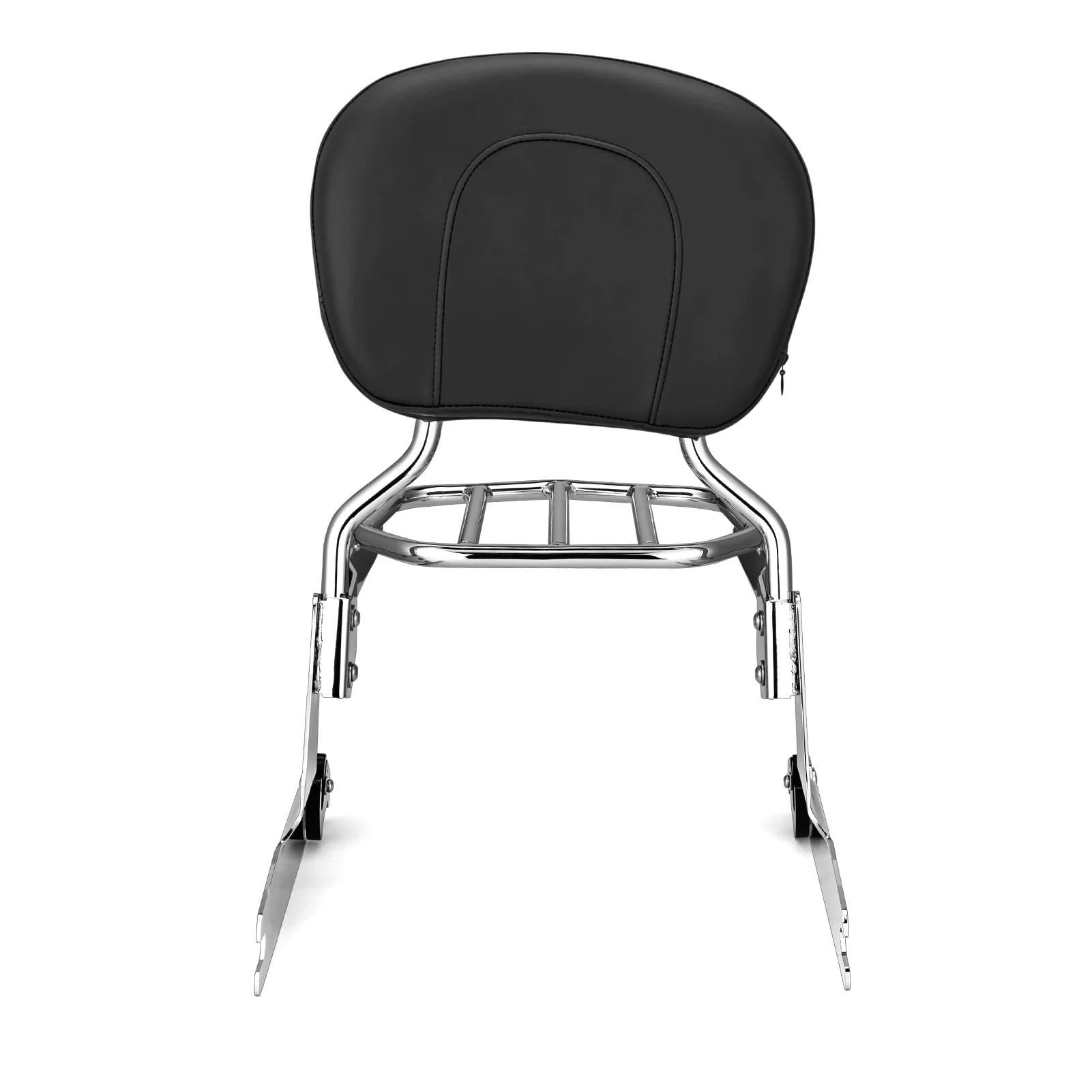 Fit 200mm F&ender Moto Schienale Passeggero Sissy Bar Con Portapacchi Cromato Per Softail Standard FXST 2006 2007 2008 2009 2010 2011 2012 2013 2014 2015 2016 2017