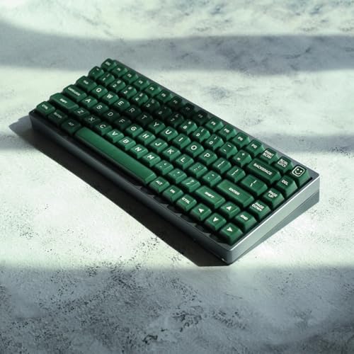 Image of 142 Keys SA Profile PBT Doubleshot Keycaps Green Translucent Keycap Set Fit for 61 /64 /87 /104 /108 Cherry Mx Switches ISO ANSI Mechanical Keyboard