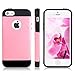 iPhone 5S Case, JETech® Gold Super Fit iPhone 5/5S Case for Apple iPhone 5 5S Logo Cut-Out Fits AT&T, Sprint, Verizon, T-Mobile (Pink)