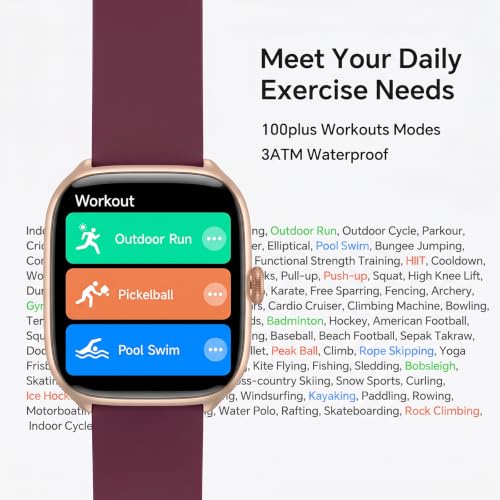 Image of Smart Watches for Women Men[3 Bands], 1.75 inch AMOLED Small Women's Smartwatch