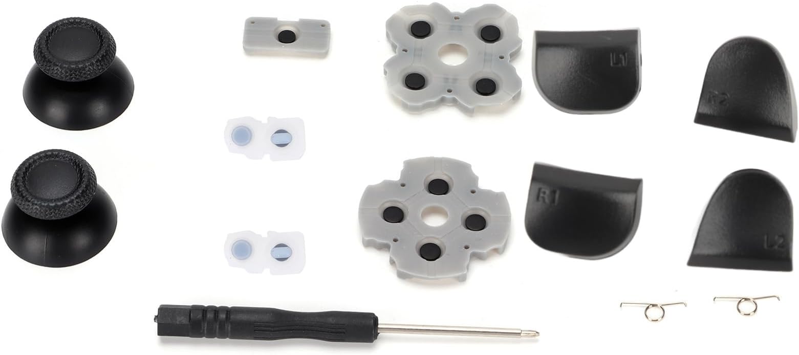 Fyearfly PS5 Controller Replacement Kit - Fix Worn Buttons & Improve Gameplay - Affordable