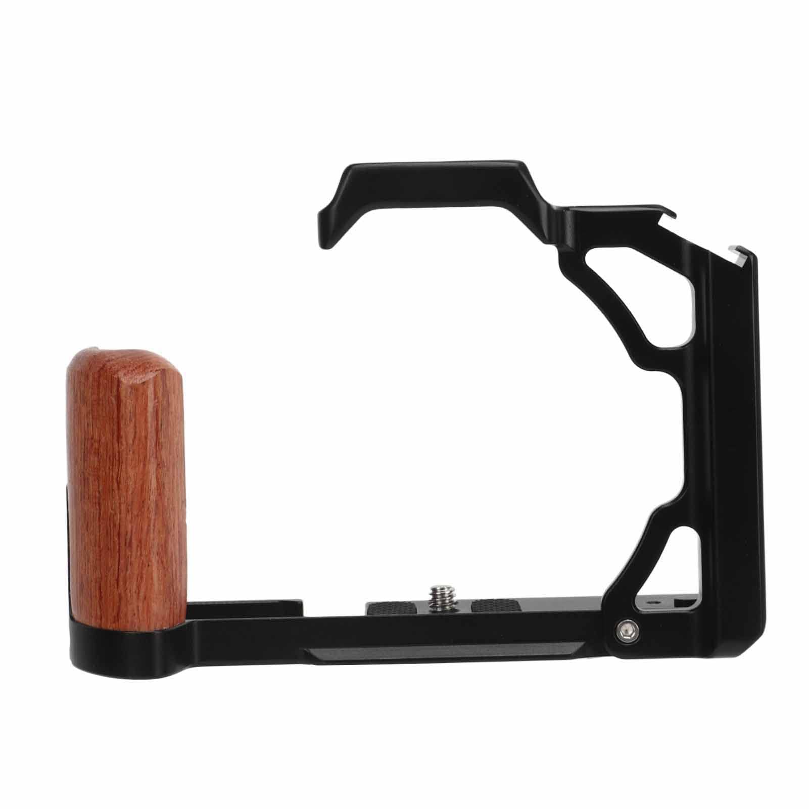 Jaula de Cámara para z FC, Jaula de Aleación de Aluminio con Montura de Zapata Fría Integrada, Kit de Creación de Películas de Jaula de Cámara, con Mango de Madera, Orificio