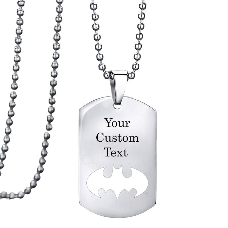 m men style Custom Message Dog Tag Necklace Personalized Memorial Necklace for Men & Women Customized Stainless Steel Jewelry Gift-picture-36