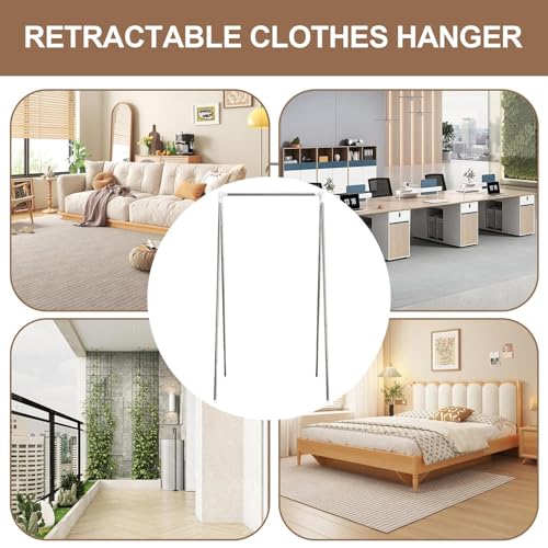 Étendoir à vêtements pliable universel compact pour séchage intérieur et extérieur - 6